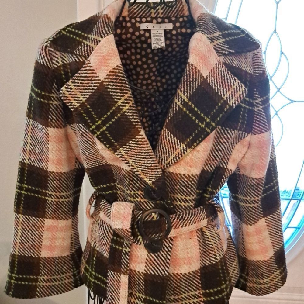 Cabi Kate Plaid‎ Jacket
